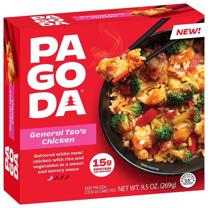 PAGODA® Frozen General Tso's Chicken & Rice Bowl
