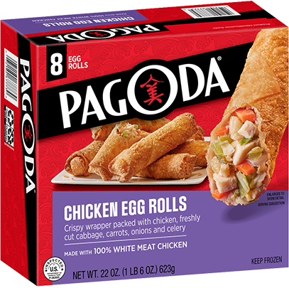 PAGODA® White Meat Chicken Egg Rolls
