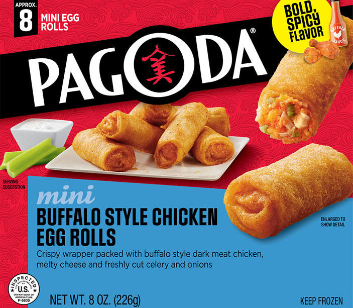 PAGODA® Mini Buffalo Style Chicken Egg Rolls PAGODA® Mini Buffalo Style Chicken Egg Rolls